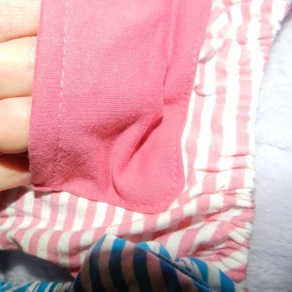 NWOT Adoriable Dog 🐾Pet Blue/Peach/White Pajamas Set of 2 Small/Medium - Picture 8 of 13